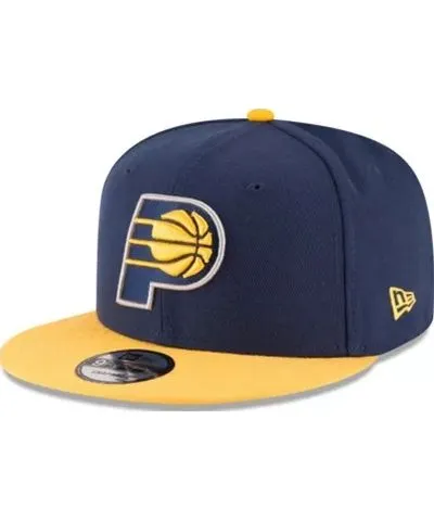 New Era Men's NBA Navy/Gold Indiana Pacers Two-Tone 9FIFTY Adjustable Hat