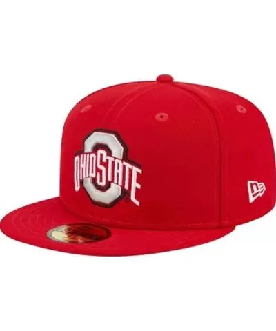 New Era Men's NCAA Ohio State Buckeyes 59FIFTY Fitted Hat