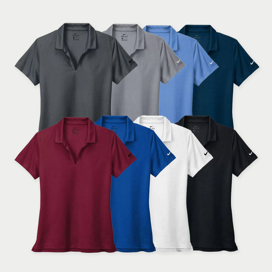 Nike Ladies Dri-Fit 2.0 Pique Golf Polo