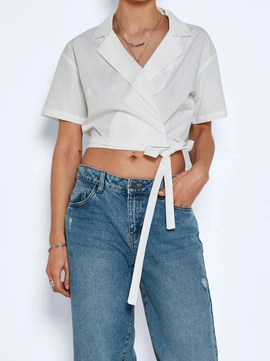 NOISY MAY Lina Tie Top