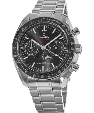 Omega Speedmaster Moonphase Co-Axial Master Chronometer Chronograph Black Dial Stainless Steel Men's Watch 304.30.44.52.01.001