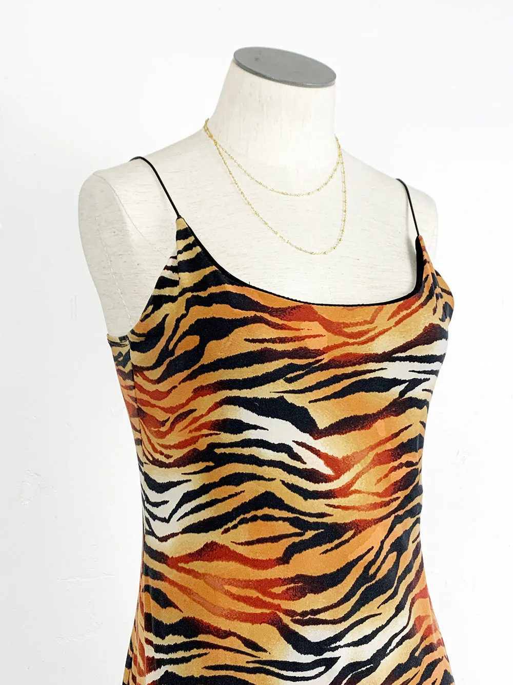 OneByOne Tiger Print Stretch Mini Dress