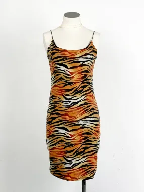 OneByOne Tiger Print Stretch Mini Dress