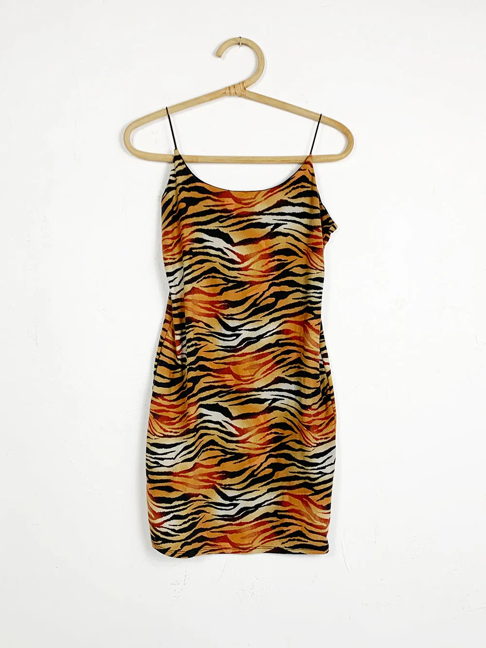 OneByOne Tiger Print Stretch Mini Dress