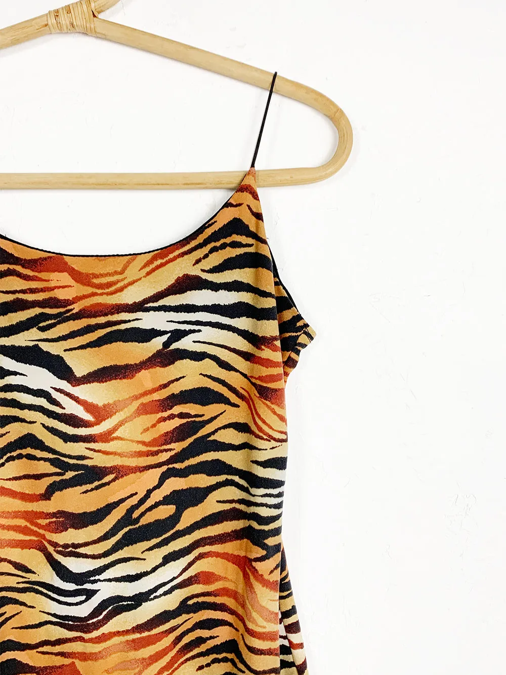 OneByOne Tiger Print Stretch Mini Dress