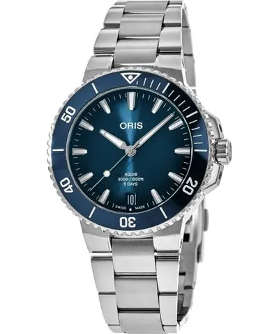 Oris Aquis Date Calibre 400 Blue Dial Steel Men's Watch 01 400 7790 4135-07 8 23 02PEB