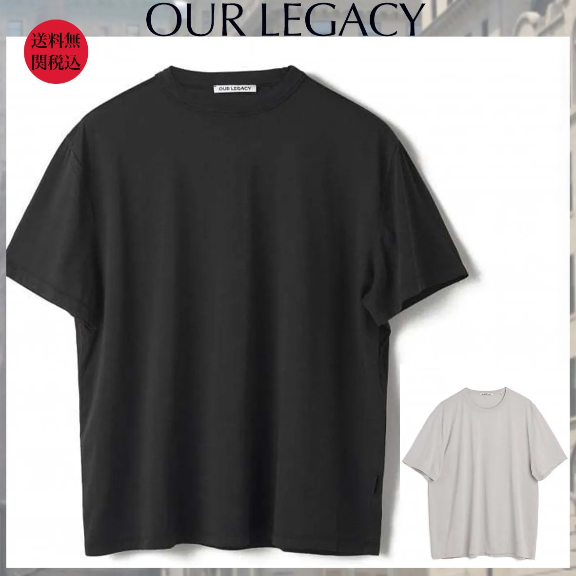 OUR LEGACY  |Crew Neck Cotton Short Sleeves Crew Neck T-Shirts