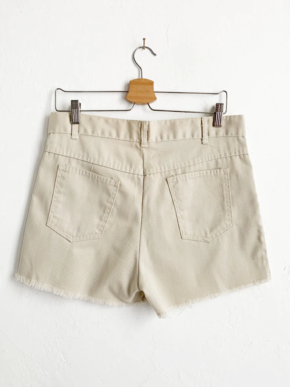 Pale Stone Denim Cut Offs 32 waist