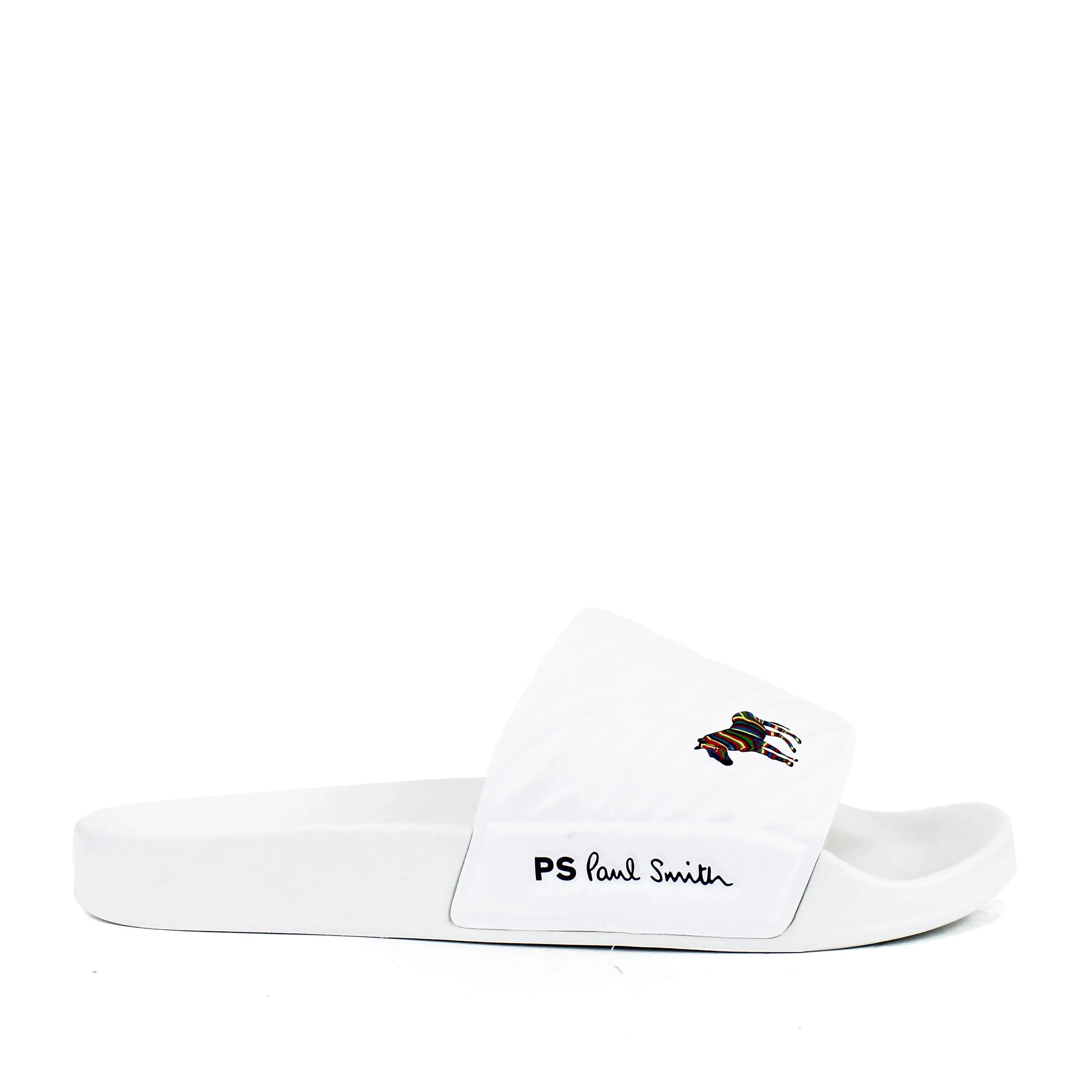 Paul Smith - Summit Zebra Logo Sliders in White