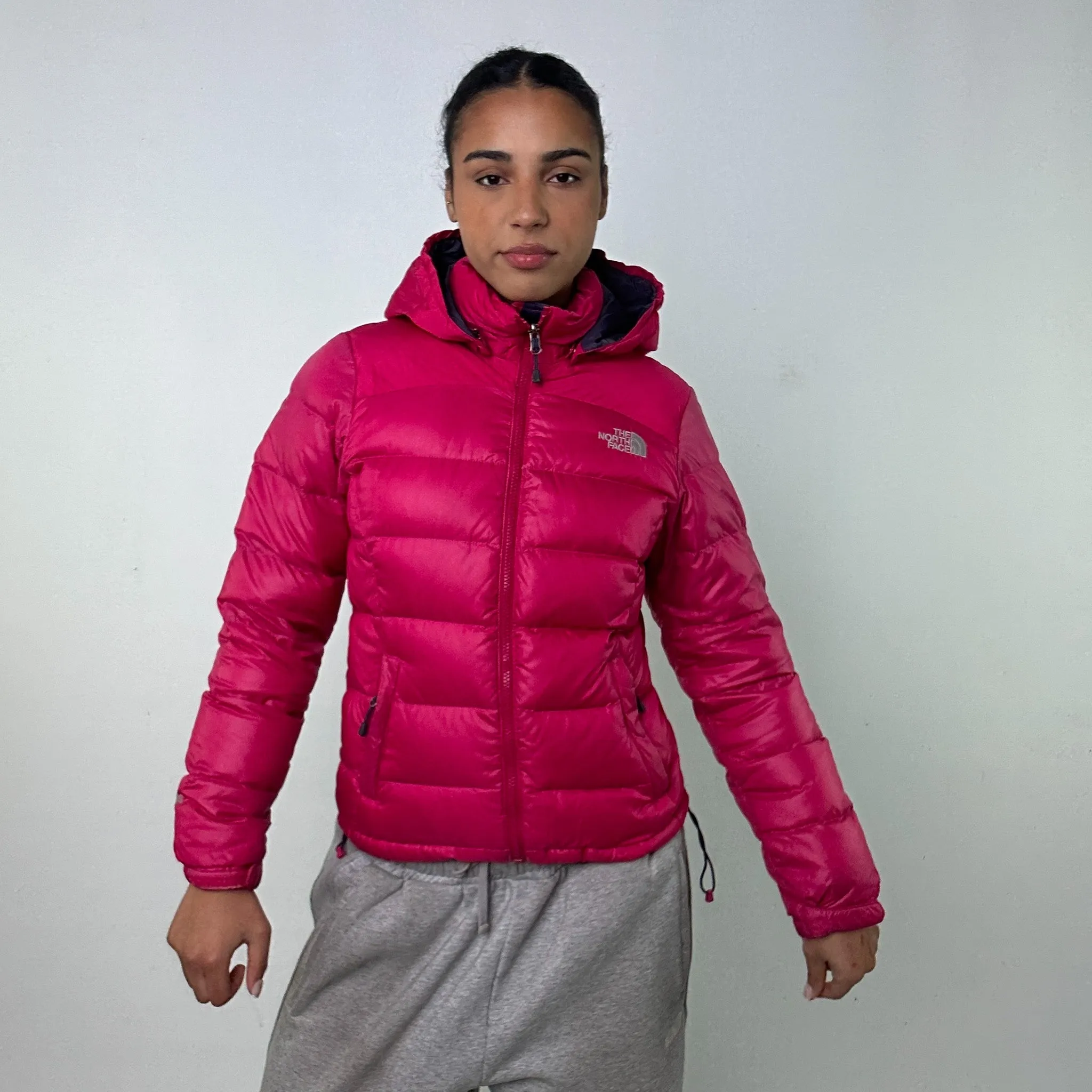 Pink y2ks The North Face 700 Series Puffer Jacket Coat (M)