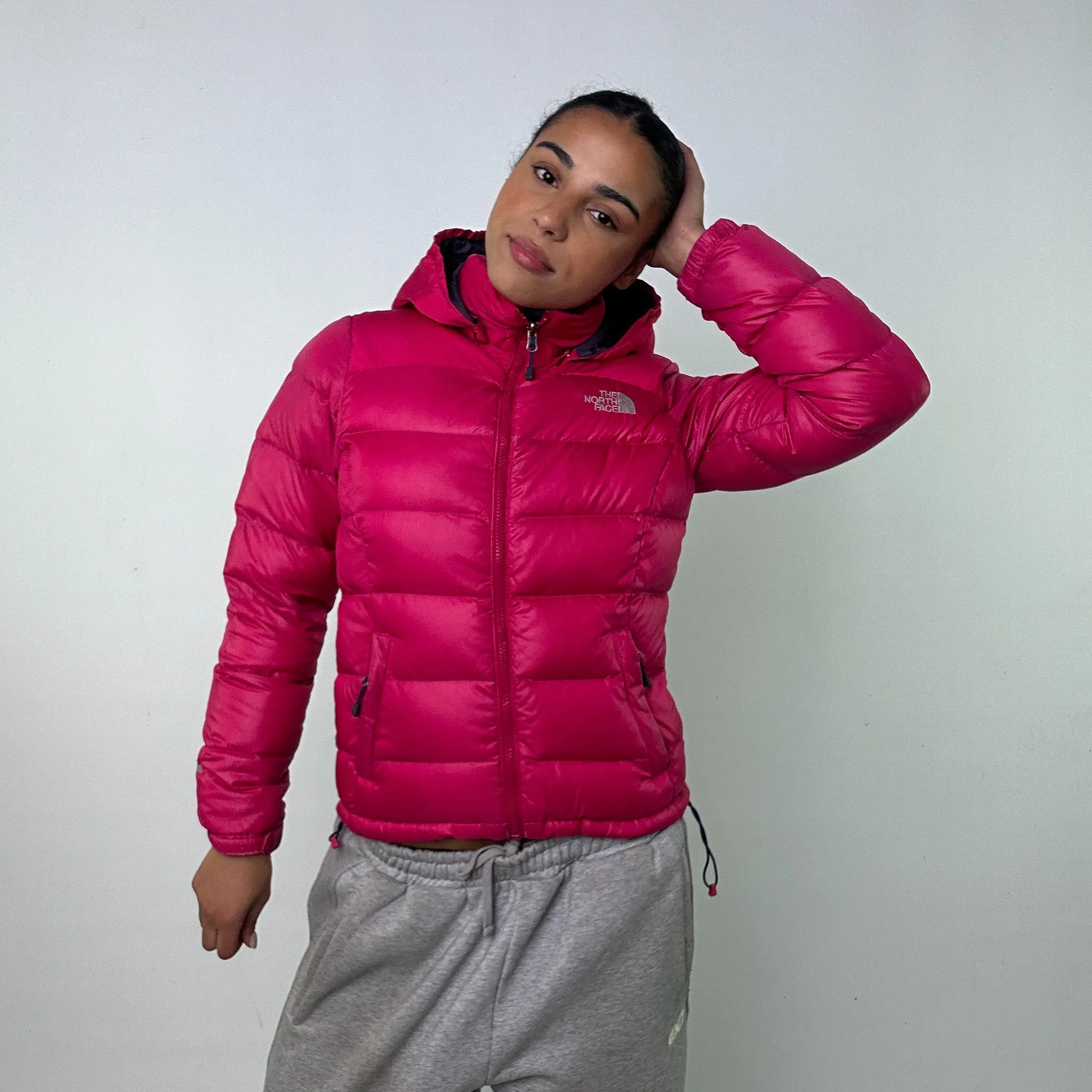 Pink y2ks The North Face 700 Series Puffer Jacket Coat (M)