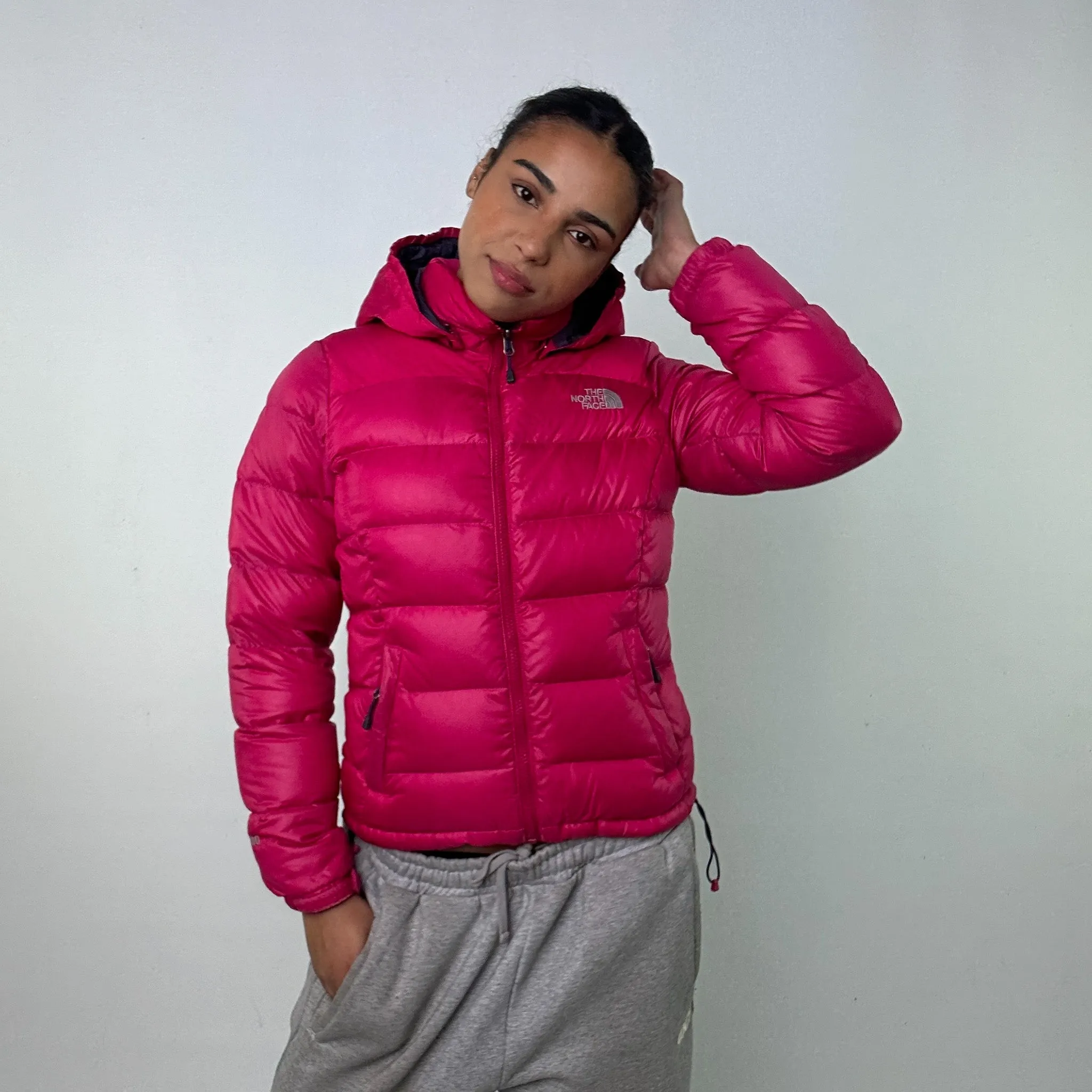 Pink y2ks The North Face 700 Series Puffer Jacket Coat (M)