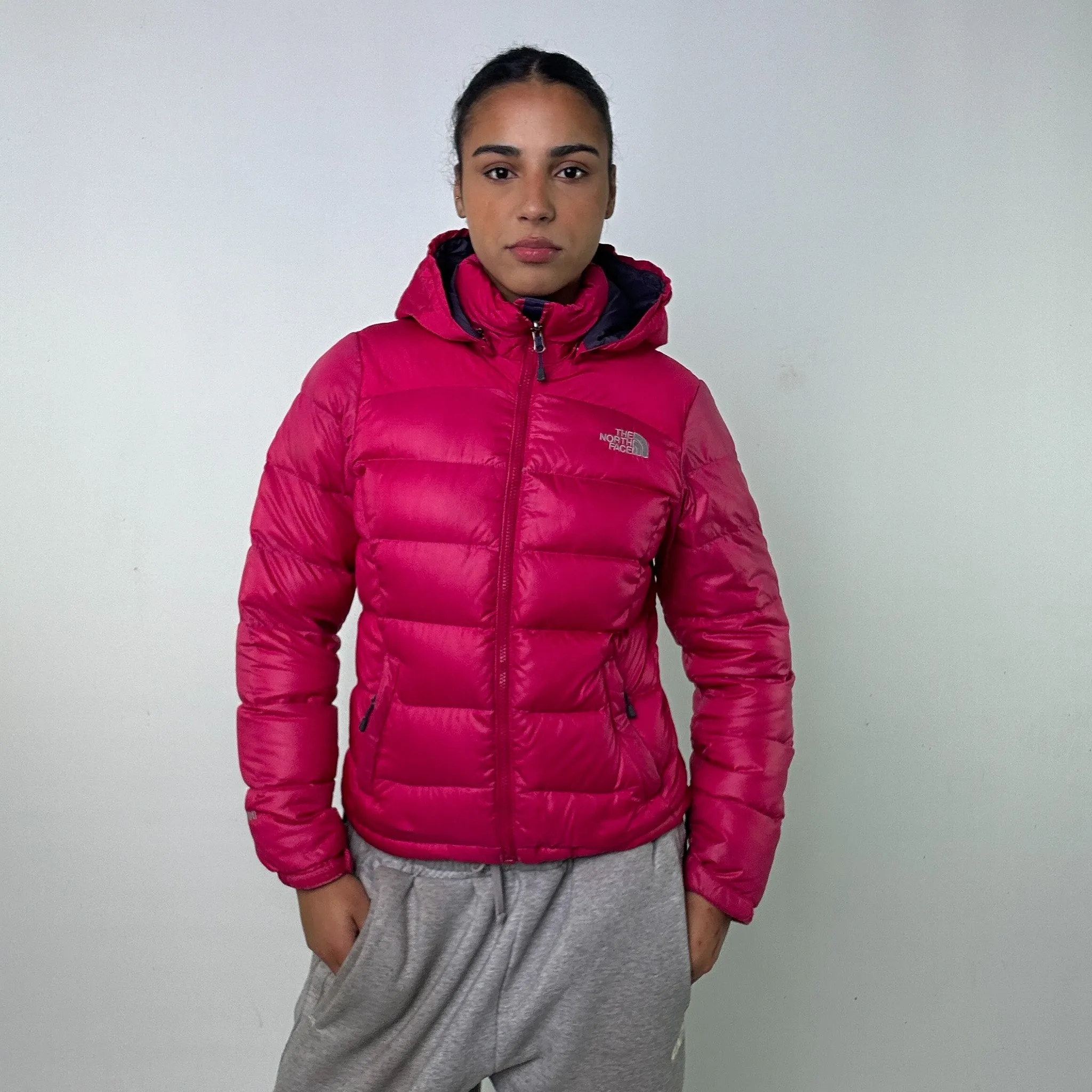 Pink y2ks The North Face 700 Series Puffer Jacket Coat (M)