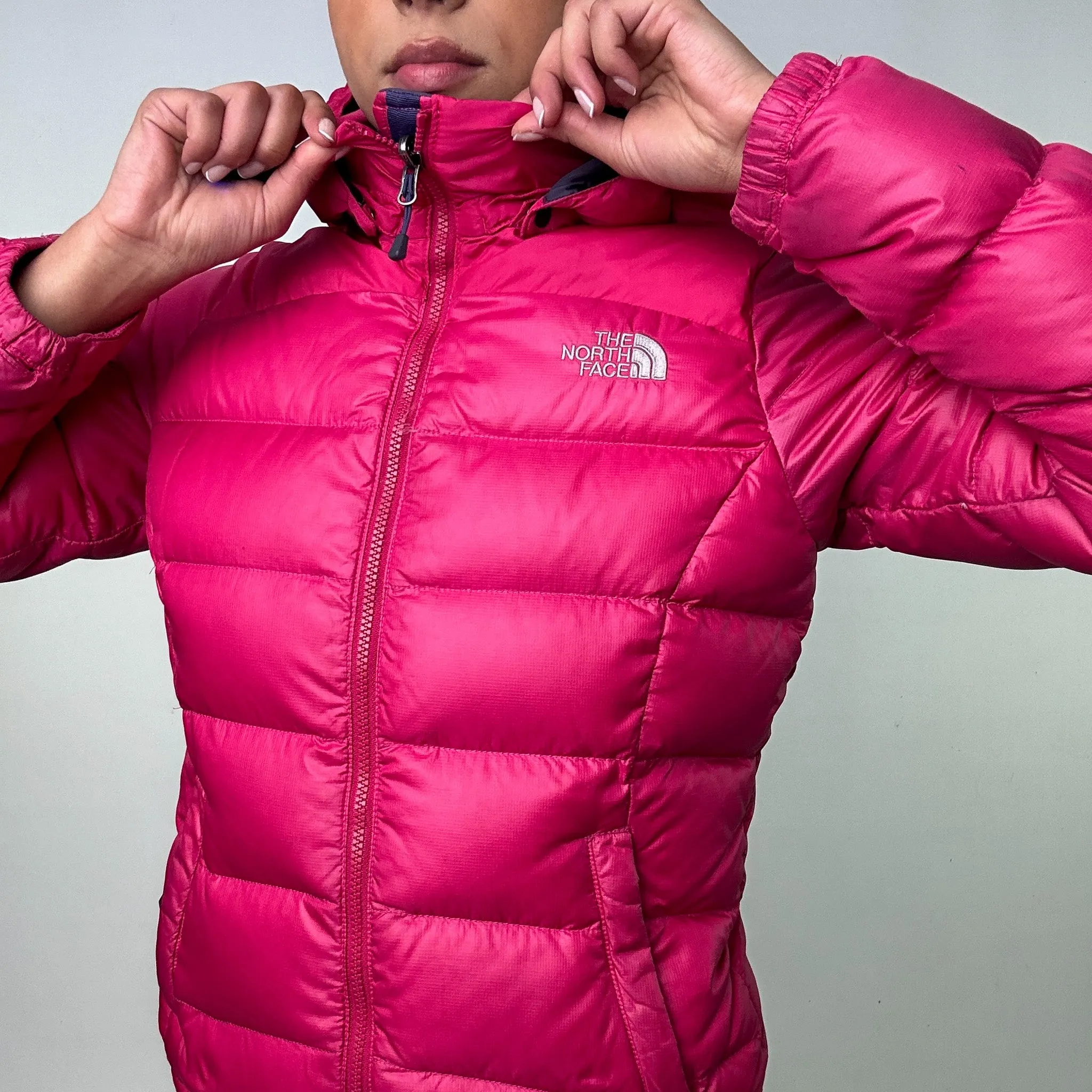 Pink y2ks The North Face 700 Series Puffer Jacket Coat (M)