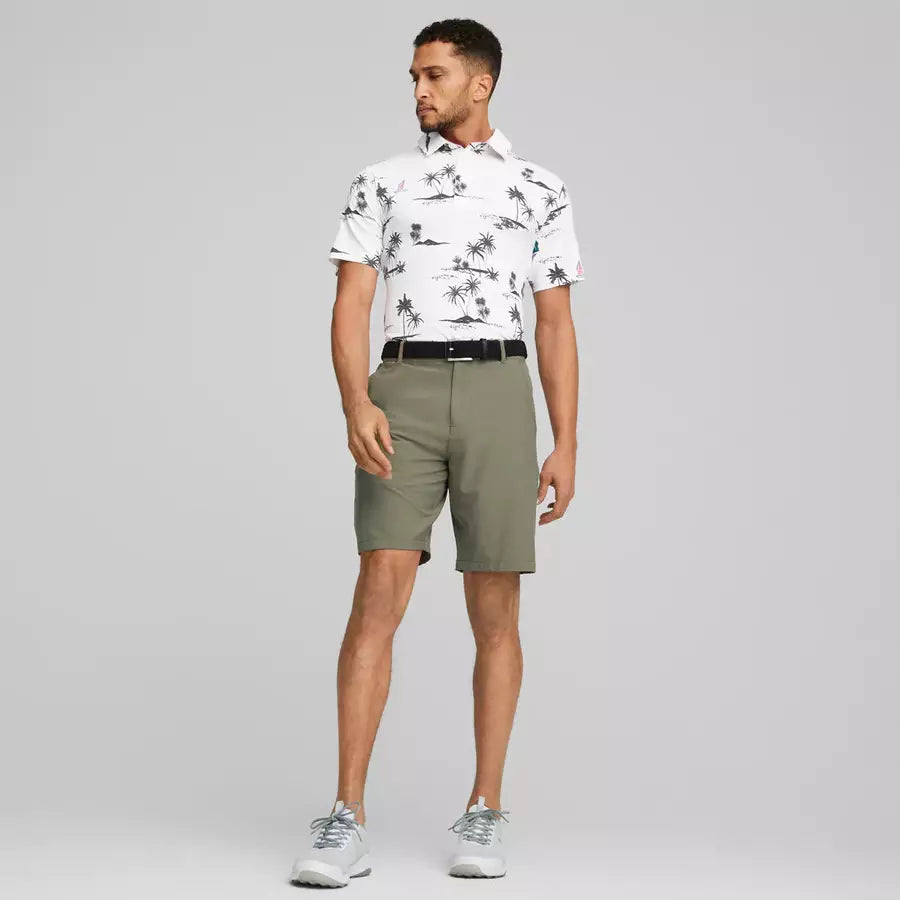 Puma CLOUDSPUN Low Tide Golf Polo - White