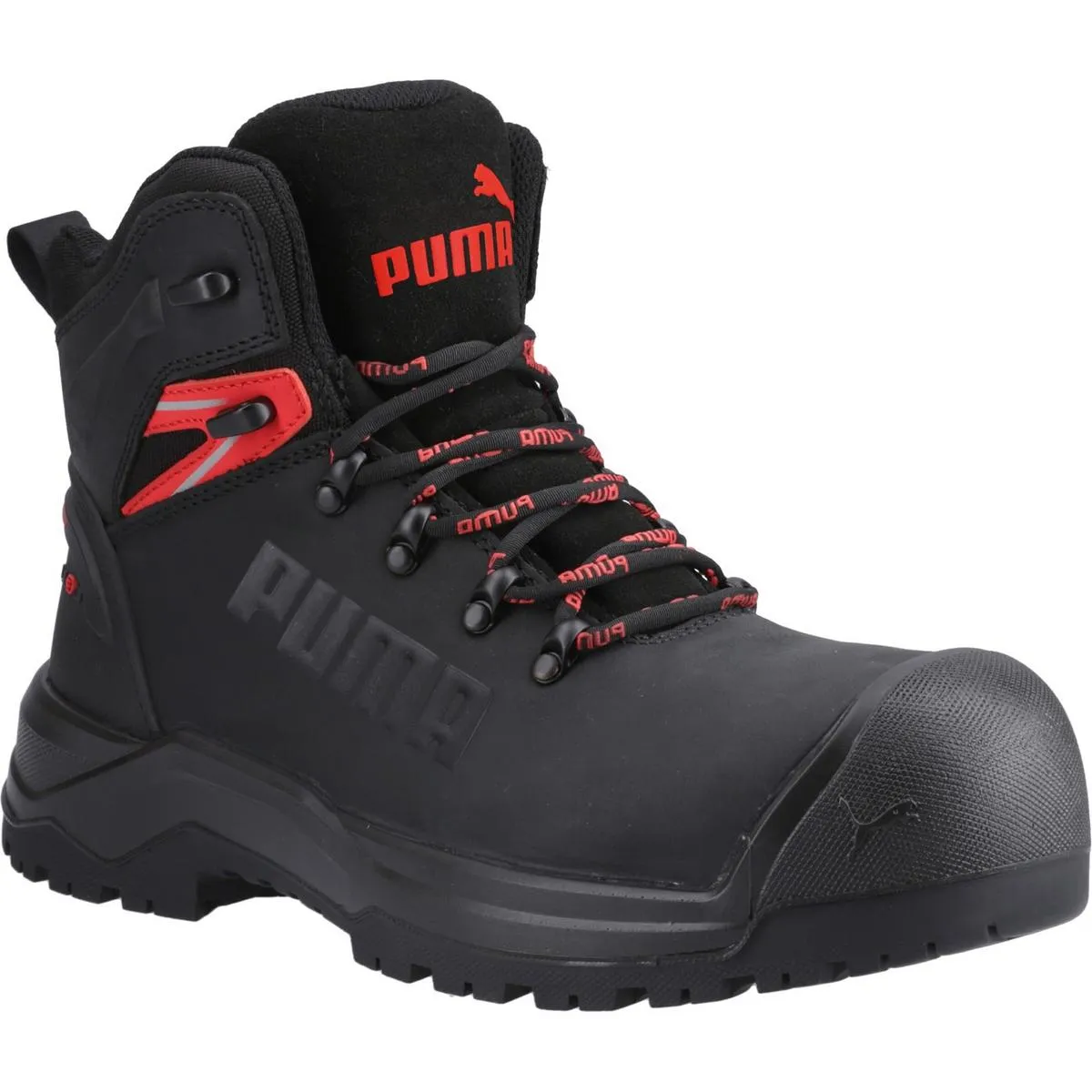 Puma Safety Iron Heavy Duty Boot Black/Red