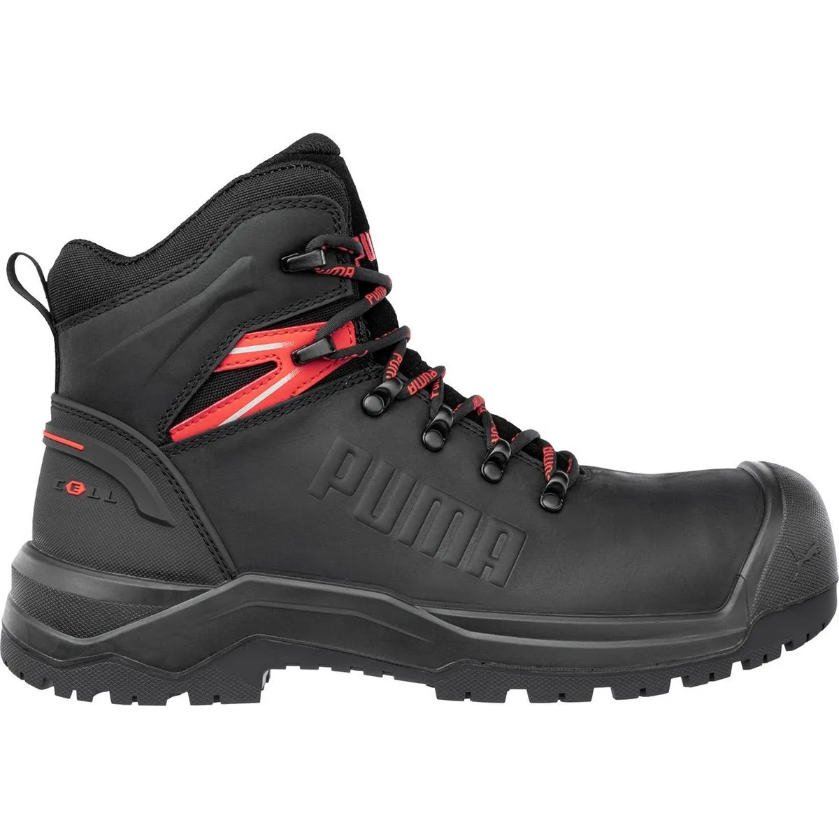 Puma Safety Iron Heavy Duty Boot Black/Red