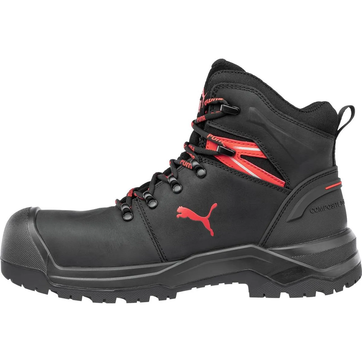 Puma Safety Iron Heavy Duty Boot Black/Red