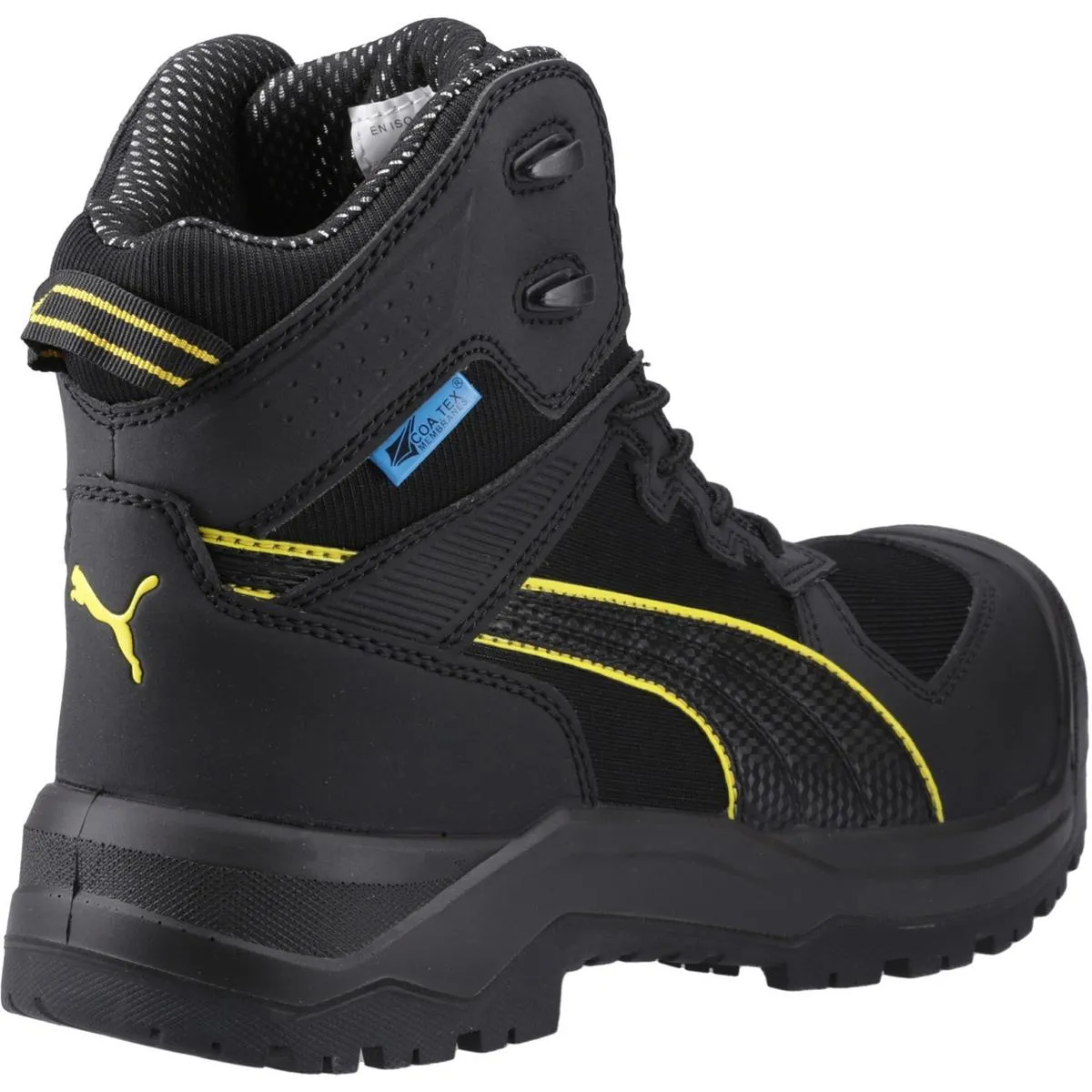 Puma Safety Rock Heavy Duty Waterproof Boot Blakc/Yellow