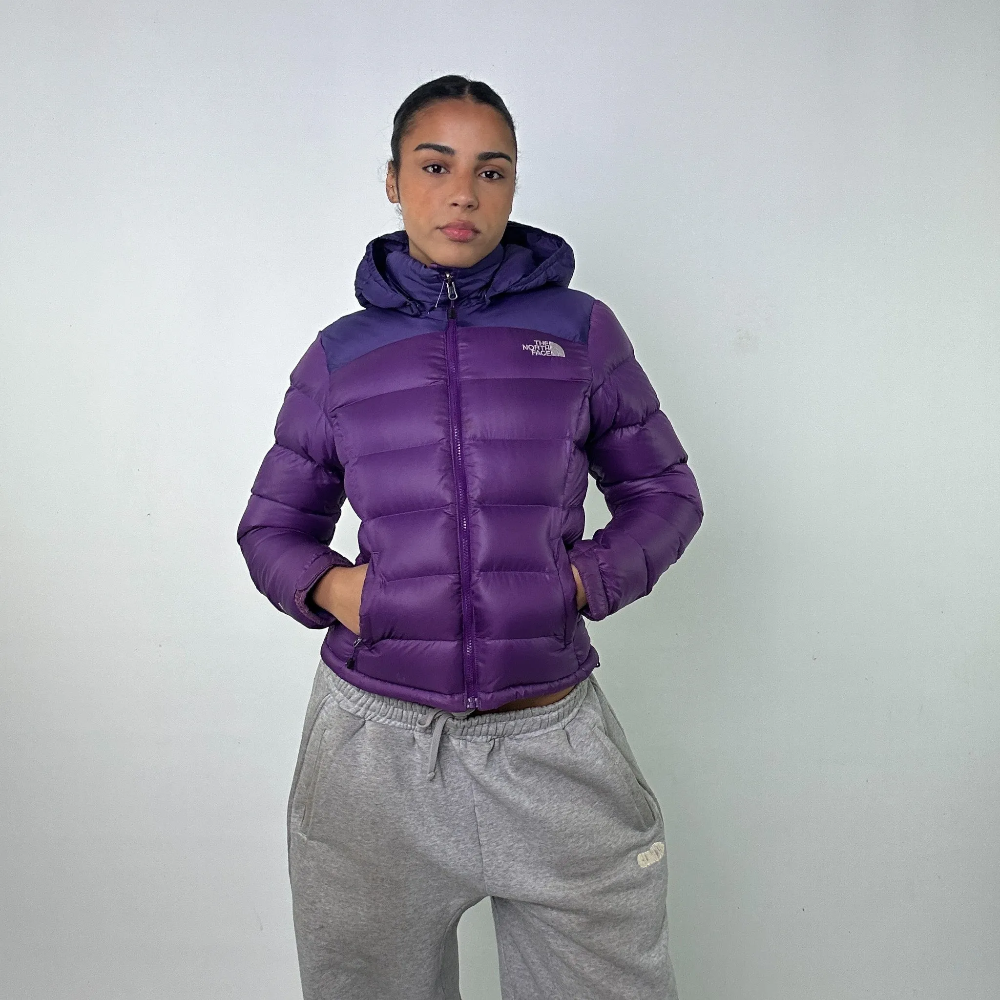 Purple y2ks The North Face 700 Series Puffer Jacket Coat (M)