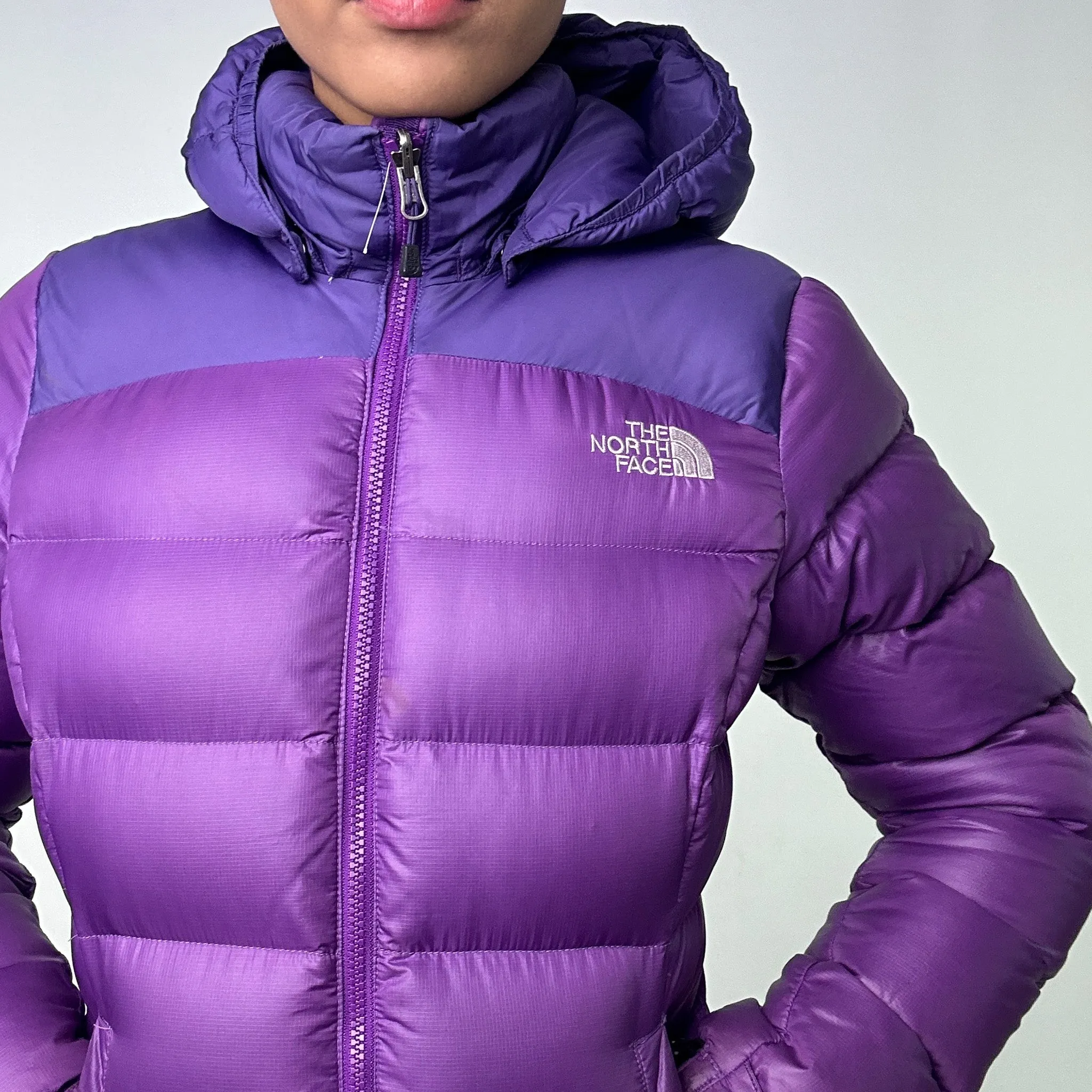 Purple y2ks The North Face 700 Series Puffer Jacket Coat (M)