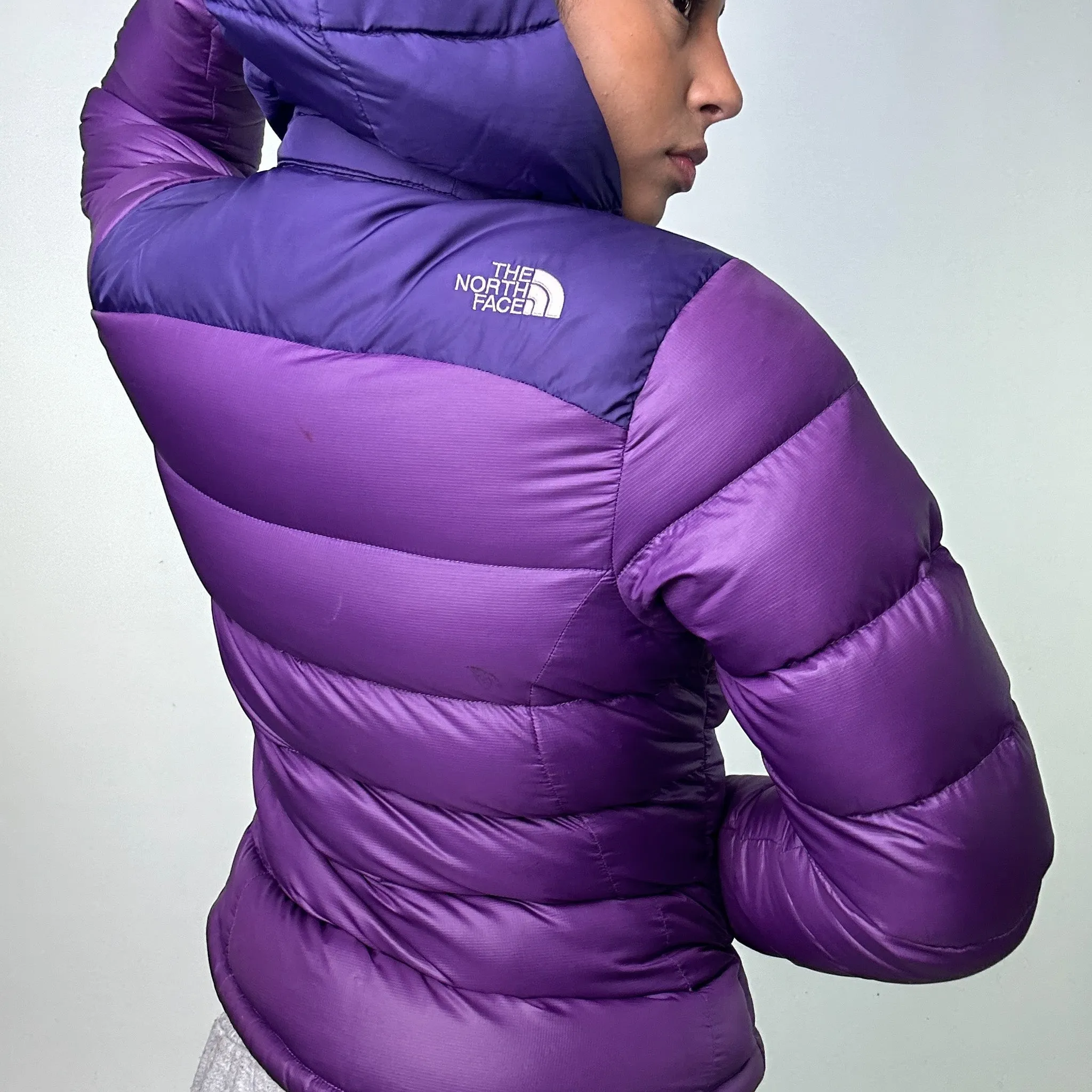 Purple y2ks The North Face 700 Series Puffer Jacket Coat (M)