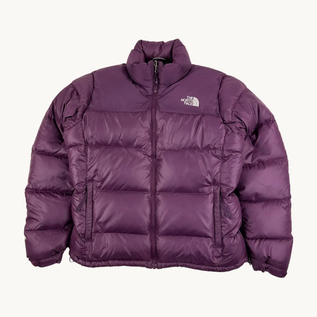 Purple y2ks The North Face Puffer Jacket Coat (M)