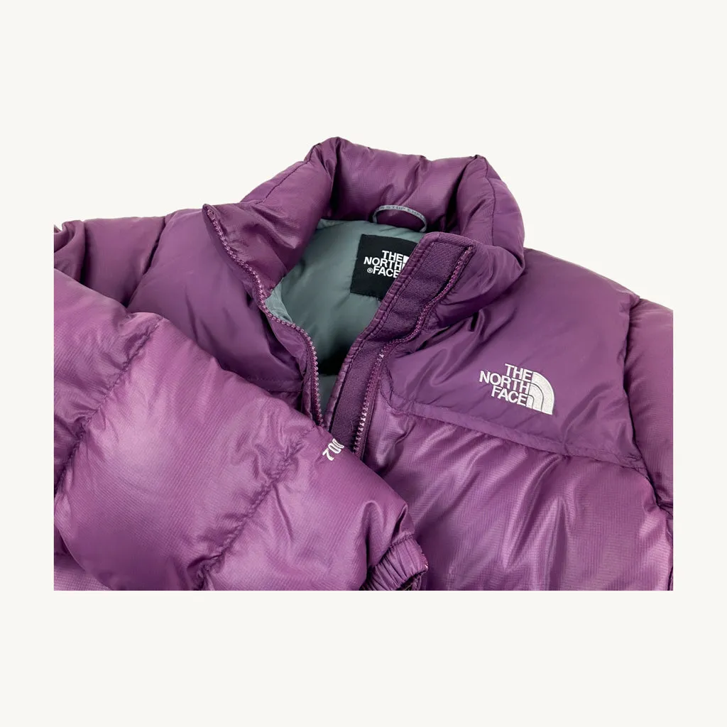 Purple y2ks The North Face Puffer Jacket Coat (M)