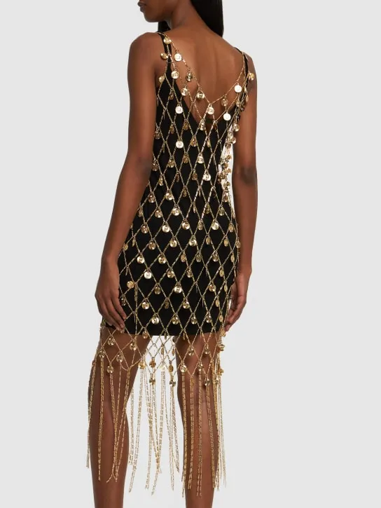 Rabanne   Chain fringed midi dress 