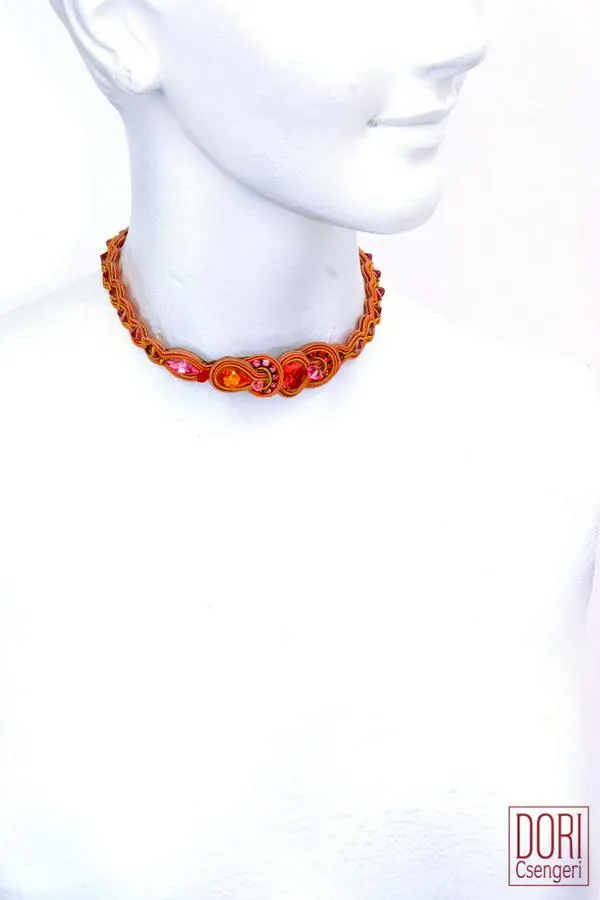 Radiance Orange Choker