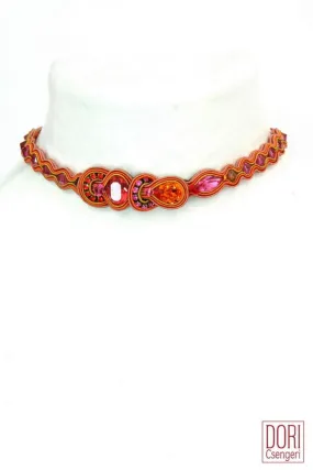 Radiance Orange Choker