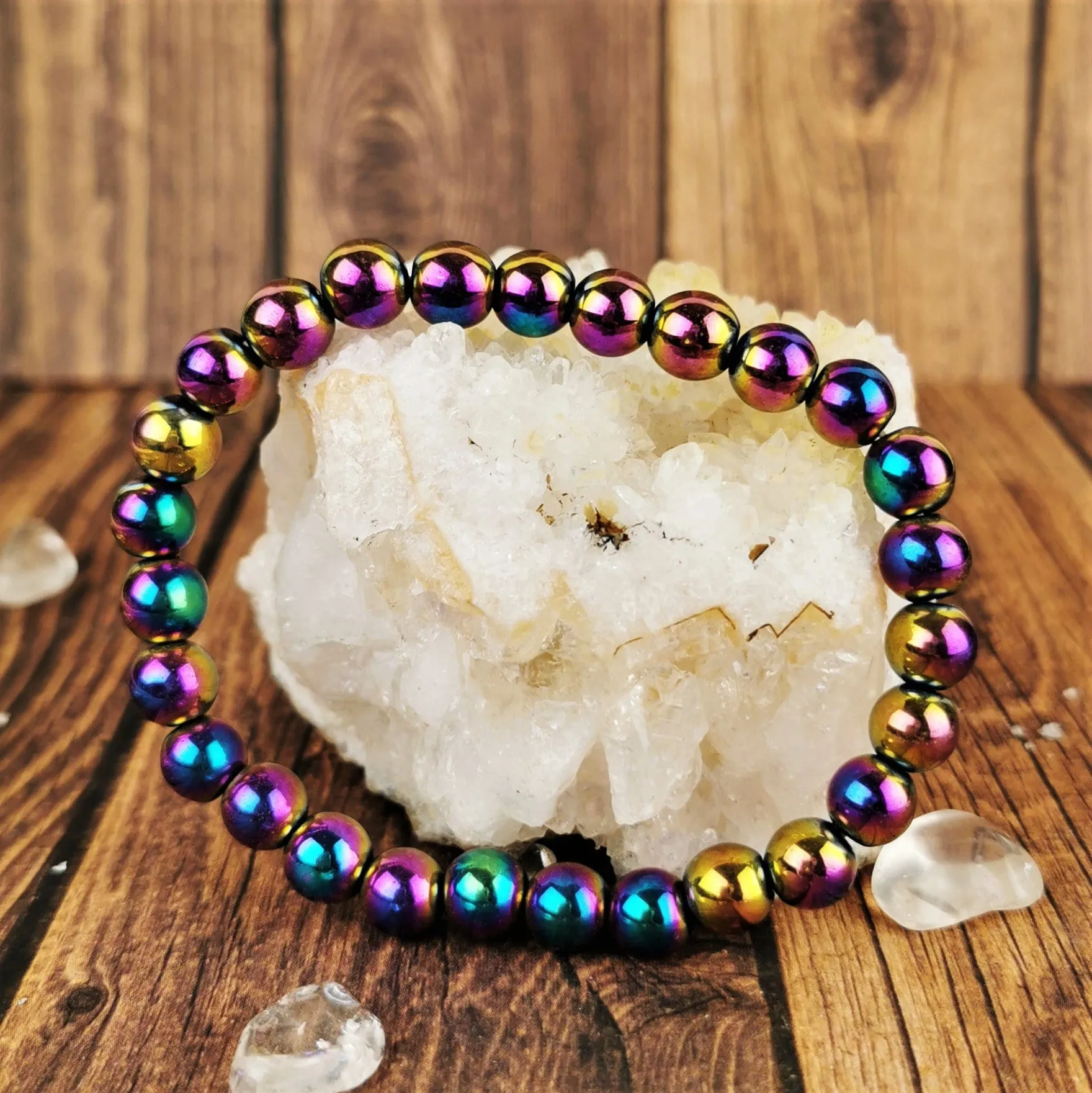 Rainbow Hematite Bracelets