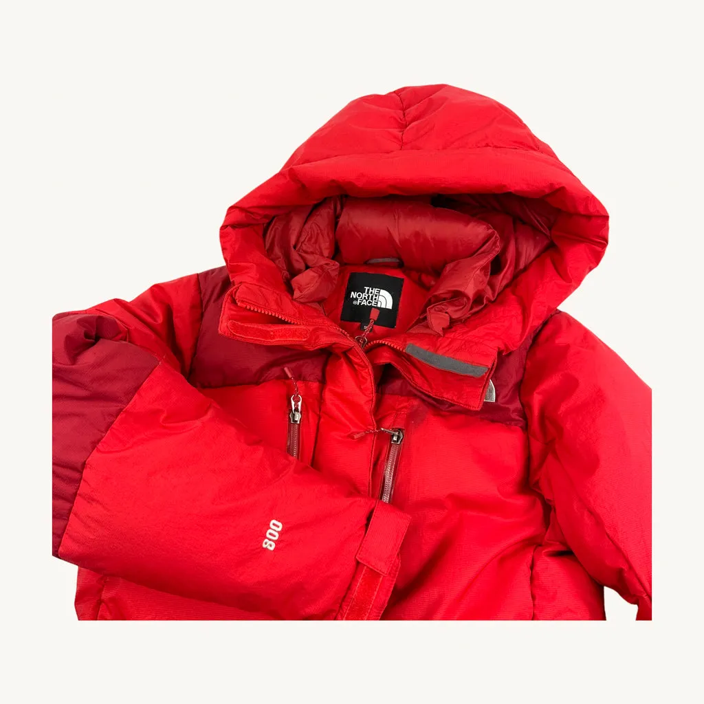 Red y2ks The North Face Puffer Jacket Coat (L)