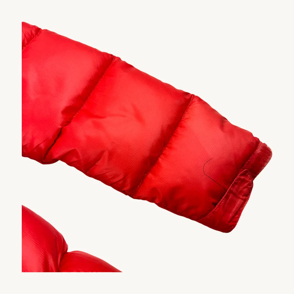 Red y2ks The North Face Puffer Jacket Coat (M)