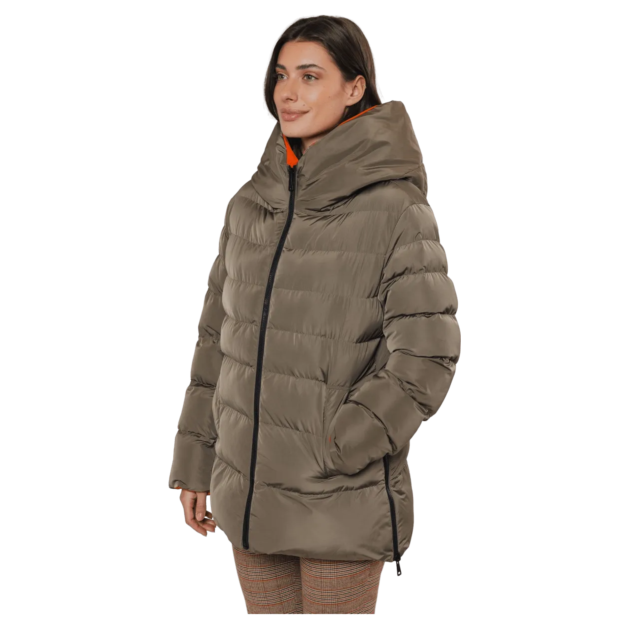 Rino & Pelle Jolanda Reversible Short Padded Hooded Coat