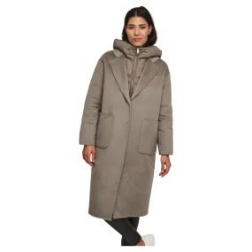 Rino & Pelle Reni Wool Coat With Removable Down Jacket