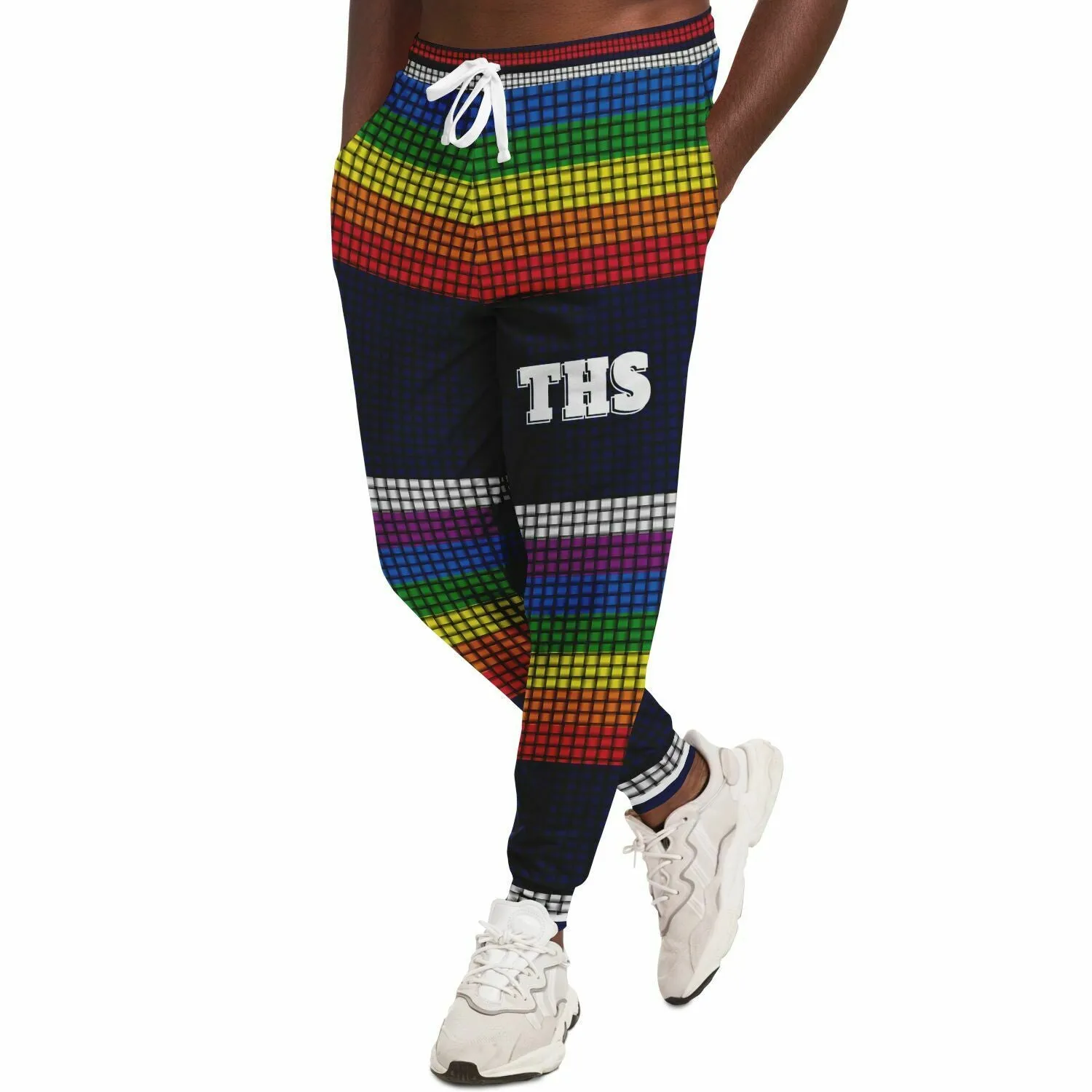 Royal Navy Rainbow Stripe Fleece Joggers