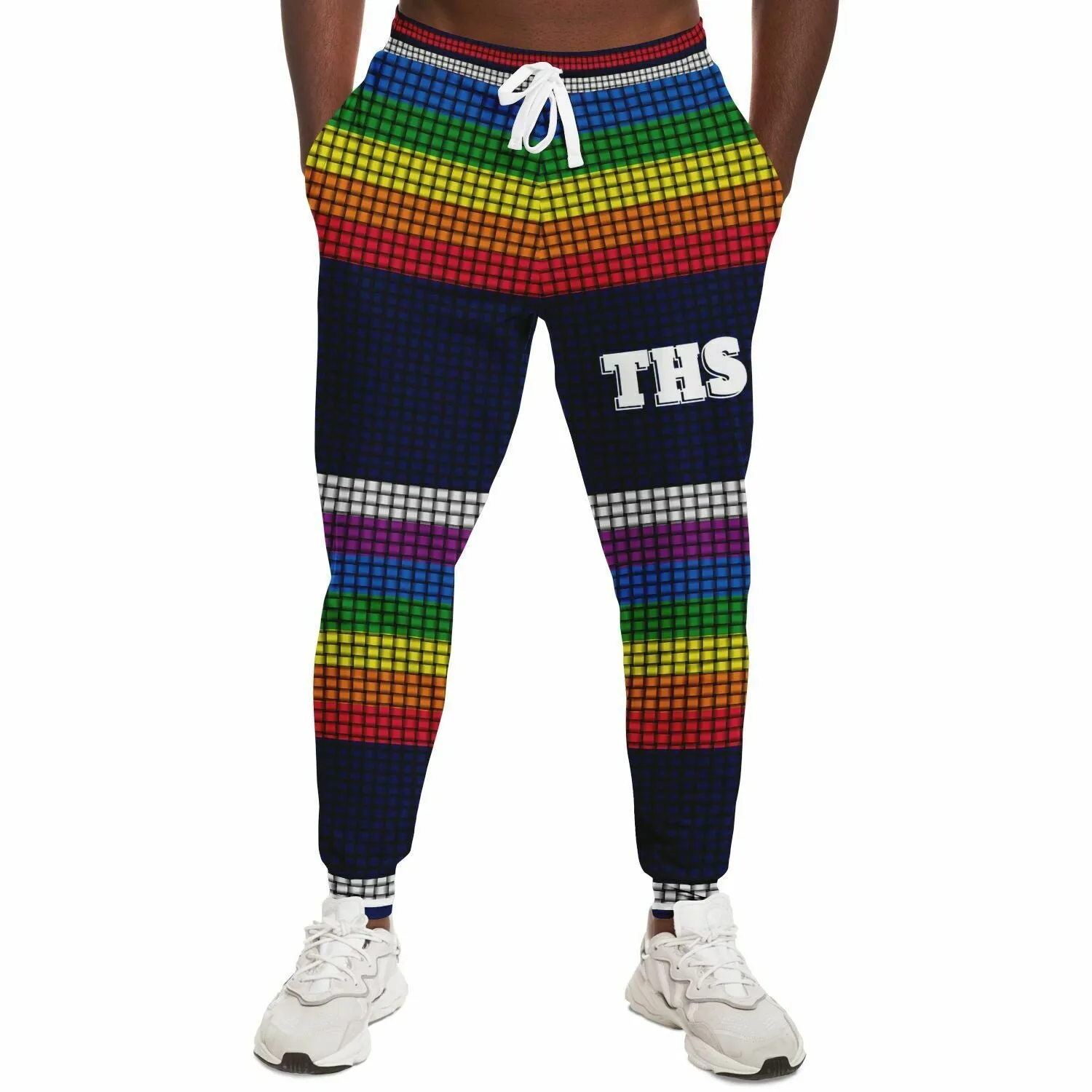 Royal Navy Rainbow Stripe Fleece Joggers