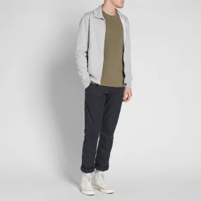 Save Khaki Fleece Track JacketGrey Heather