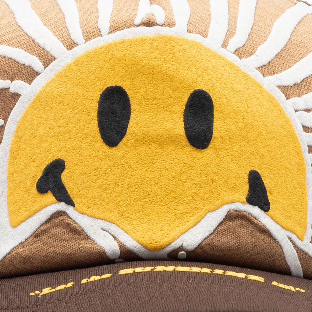 Smiley Sunrise Trucker Hat - Acorn