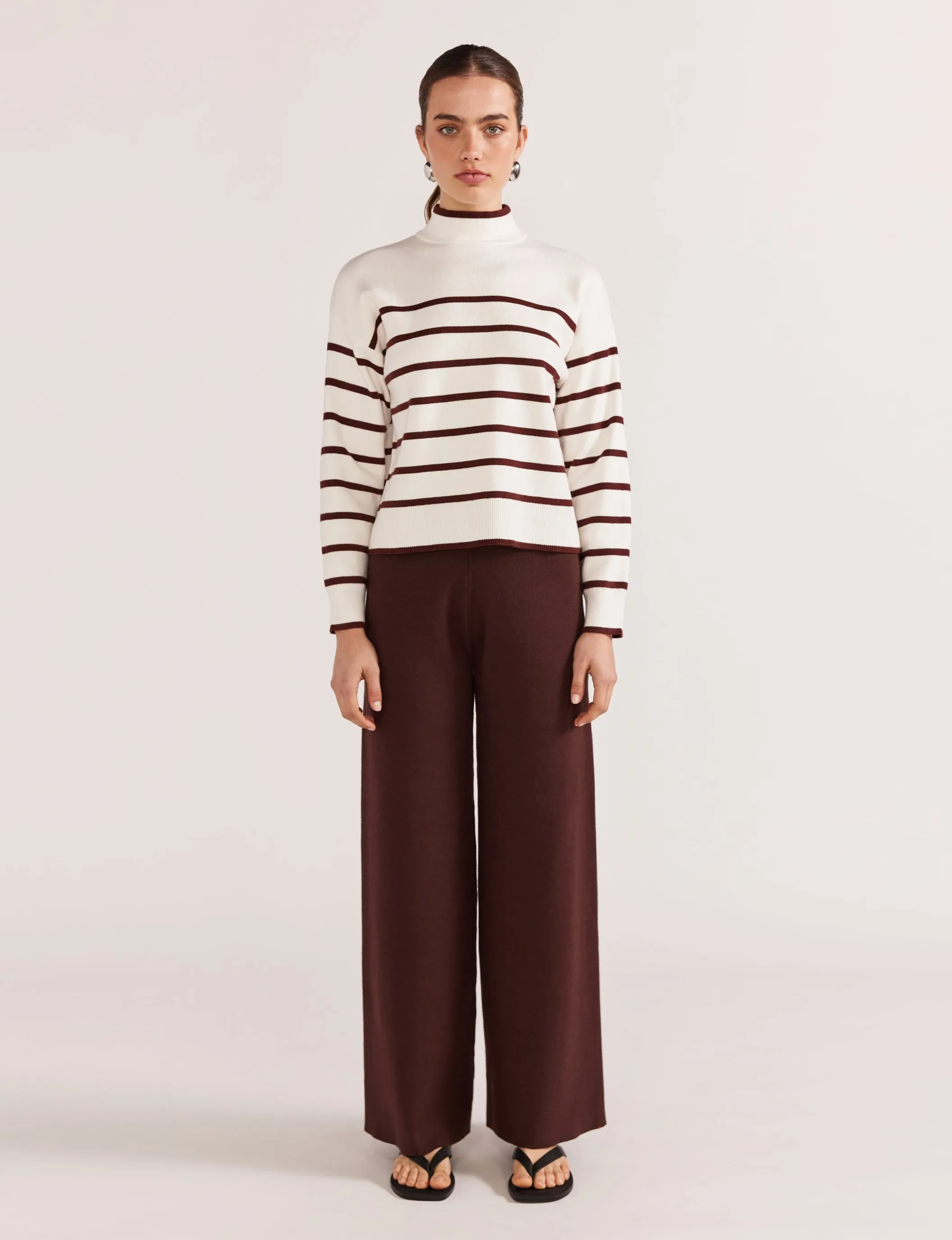 Staple the Label - Dover Knit Pant Chocolate