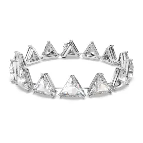 Swarovski Ortyx bracelet Triangle cut, White, Rhodium plated -5600864