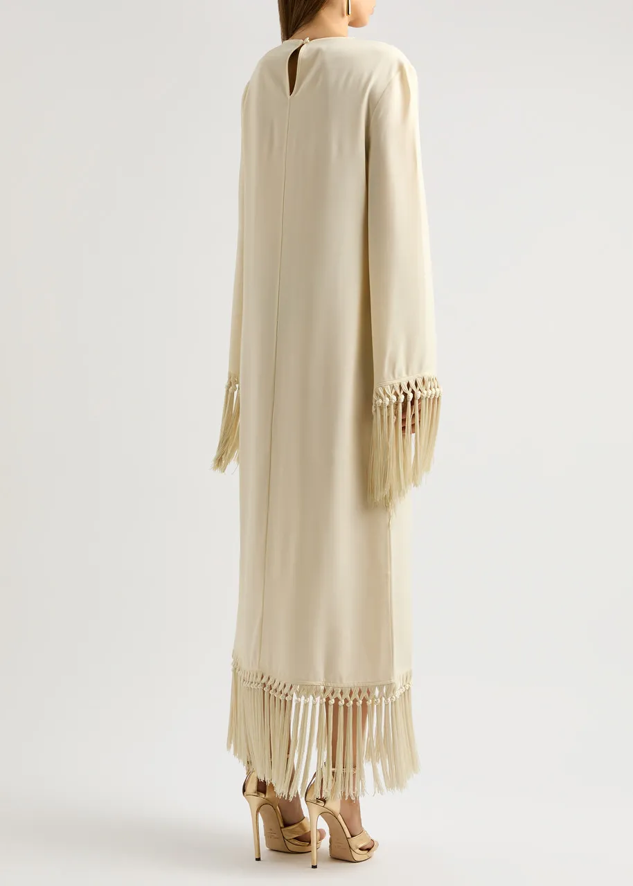 TALLER MARMO Claudia Venti fringed maxi dress -                         -                     -                