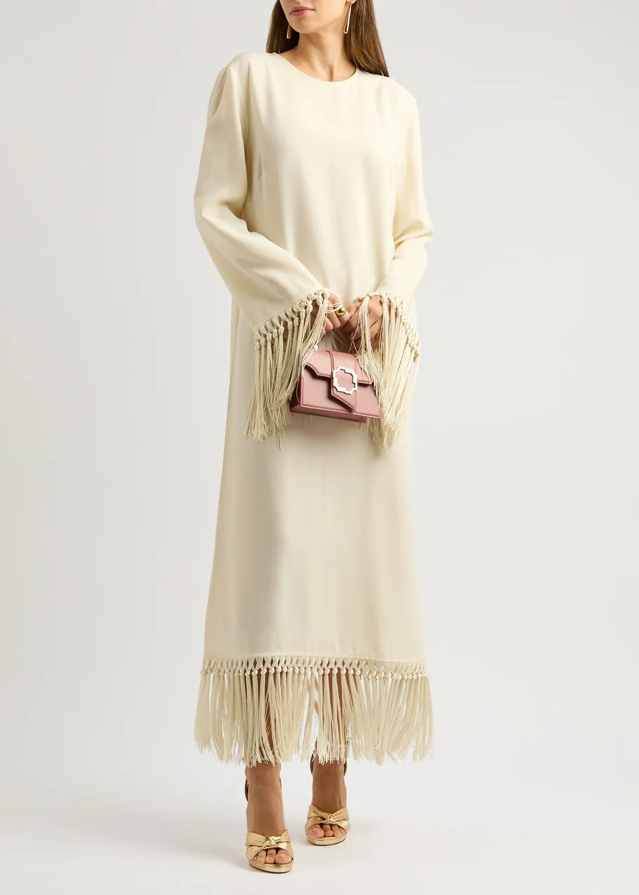 TALLER MARMO Claudia Venti fringed maxi dress -                         -                     -                