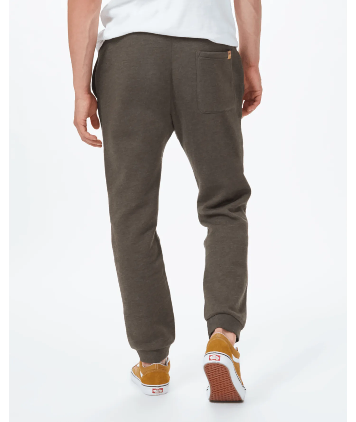 Tentree Atlas Sweatpant In Black Olive Green