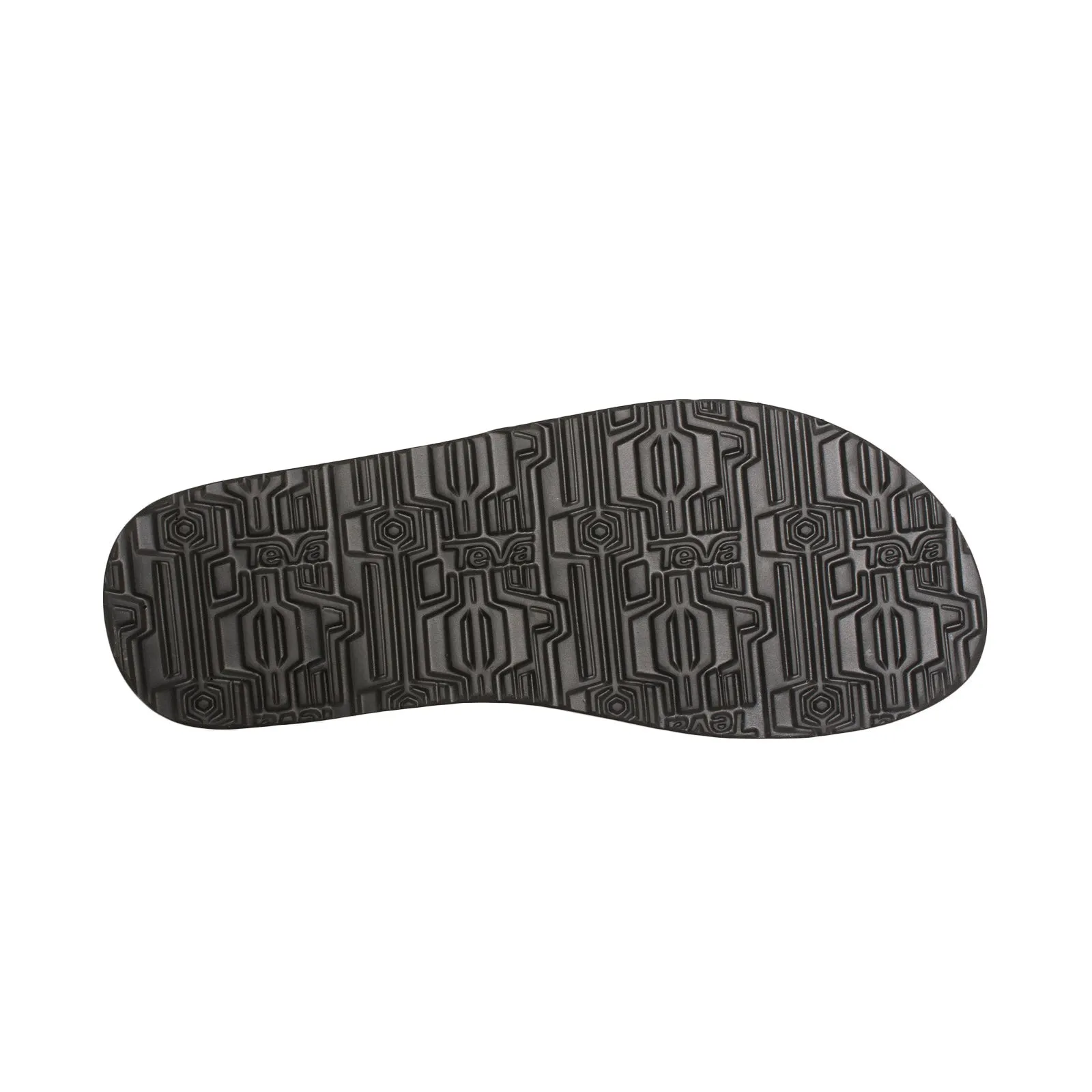 Teva Original Mush Stamps Black Flip Flops - Women's