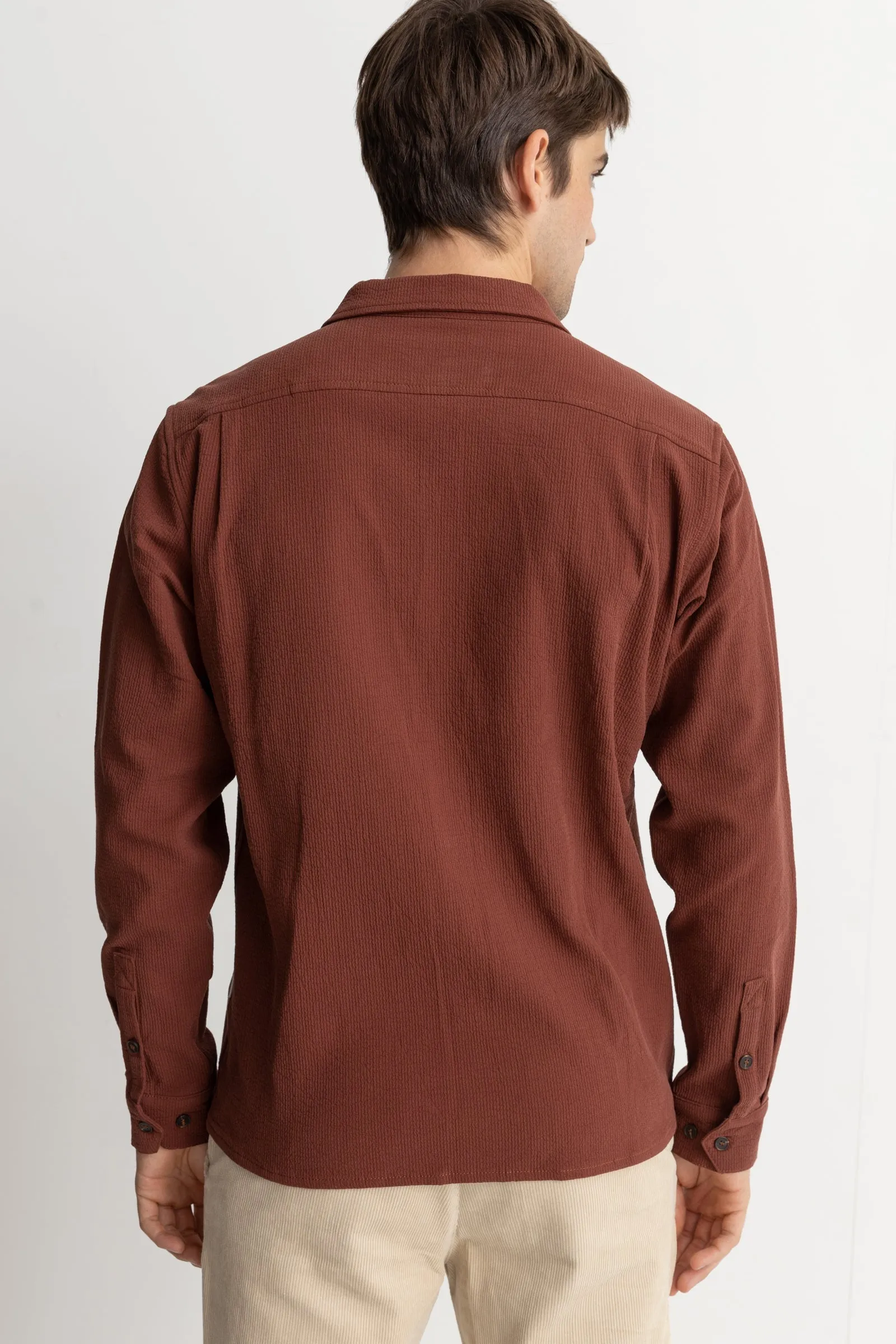 Textured Ls Shirt Clay