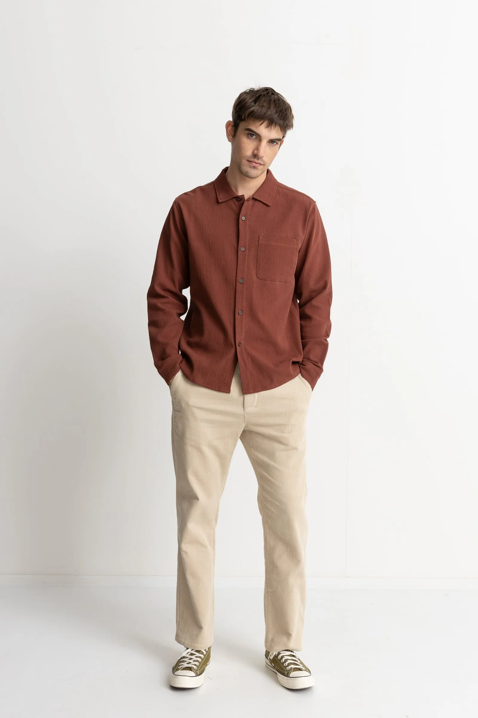 Textured Ls Shirt Clay