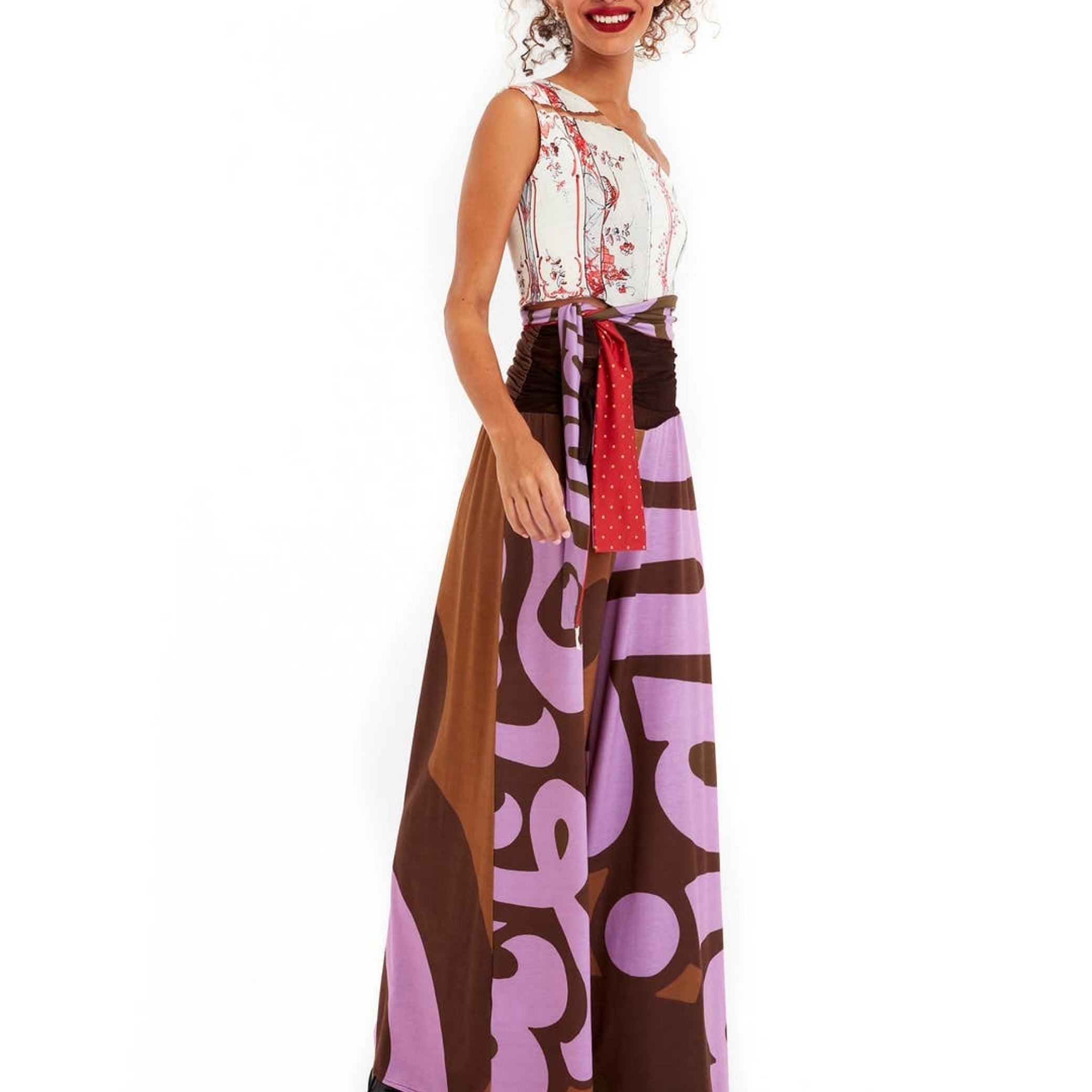 The Art of Fashion Unique Print Palazzo Pants