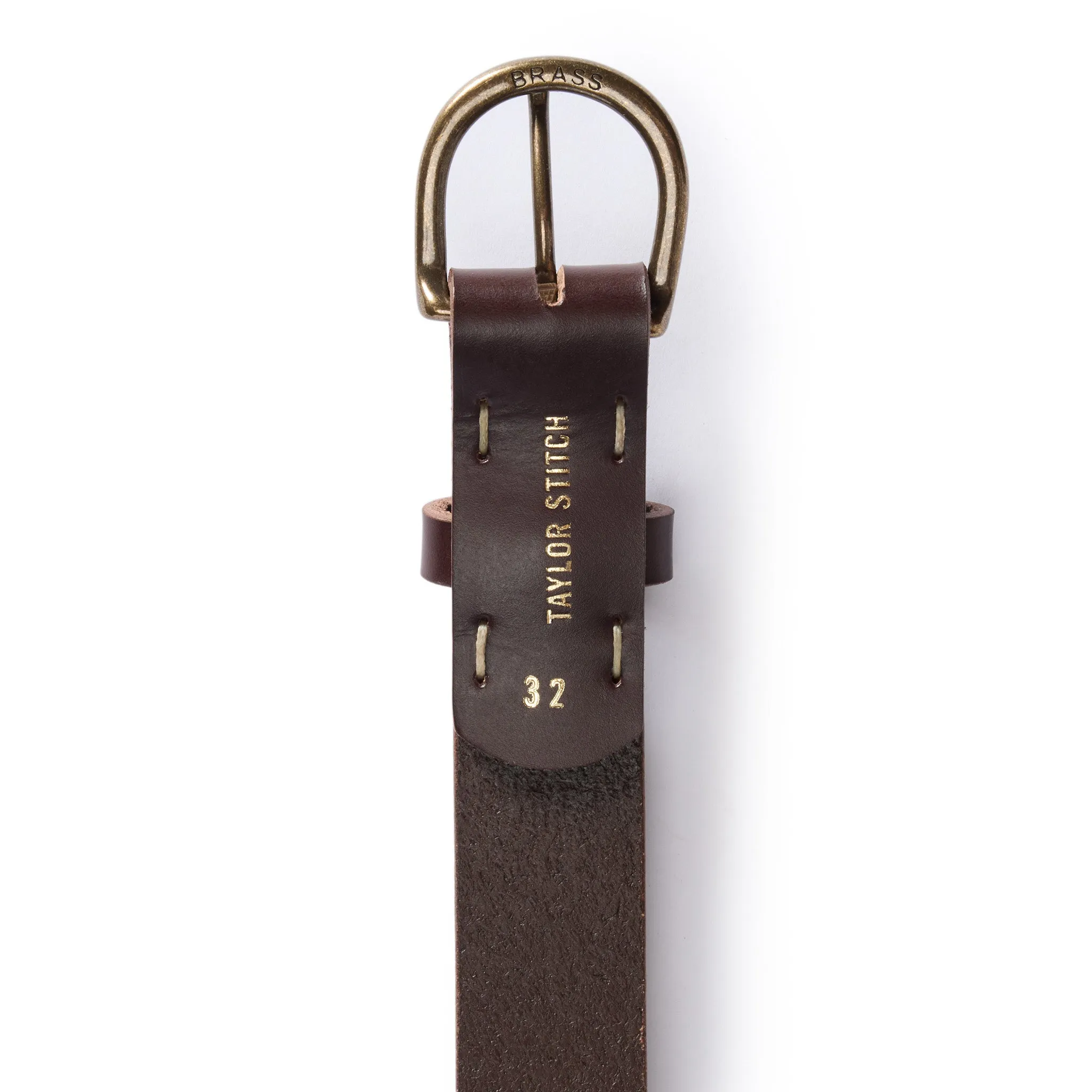 The Foundation Belt in Dark Brown